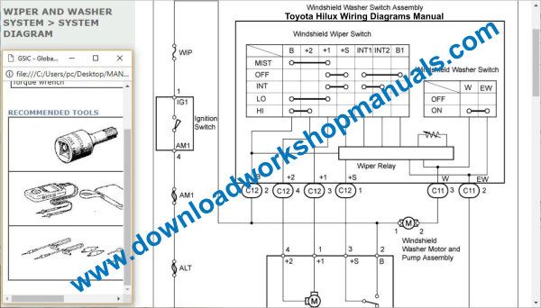 Toyota Hilux Wiring DIagrams Download